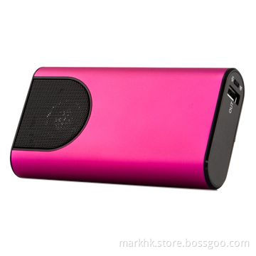 Portable Speaker, 5V/1A DC Input, USB Plug, Plug-and-play, Excellent Quality Ensured